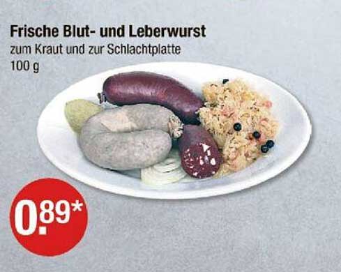 Frische Blut- und Leberwurst