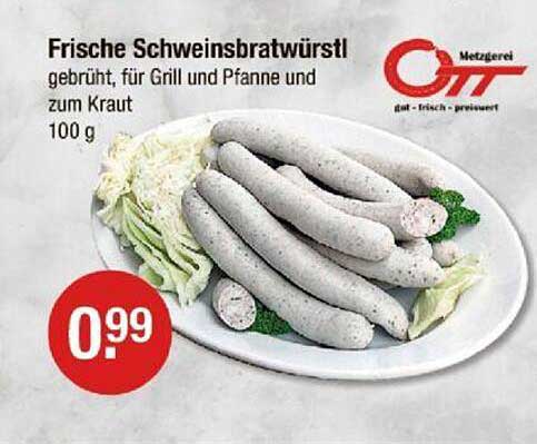 Frische Schweinsbratwürstl