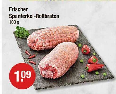 Frischer Spanferkel-Rollbraten