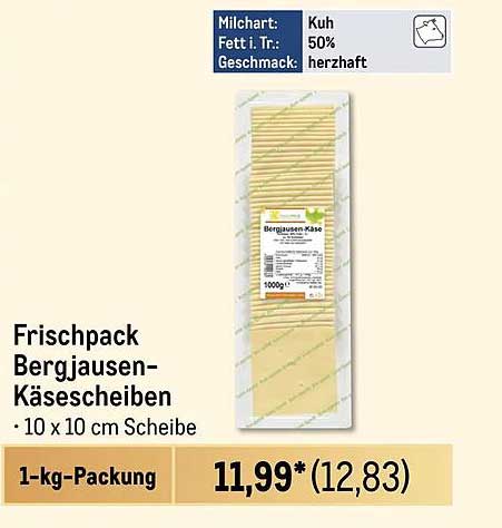 Frischpack Bergjausen-Käsescheiben