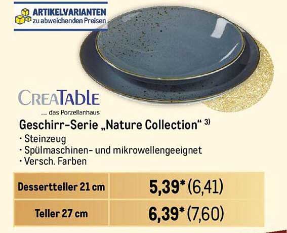 Geschirr-Serie „Nature Collection“