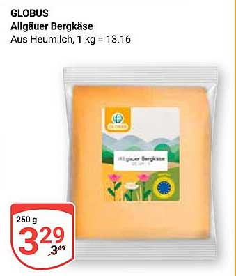 GLOBUS Allgäuer Bergkäse