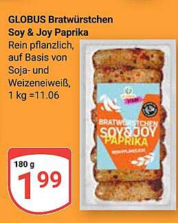 GLOBUS Bratwürstchen Soy & Joy Paprika