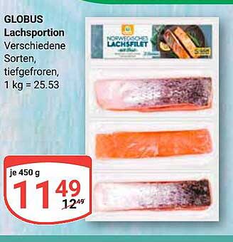 GLOBUS Lachssportion