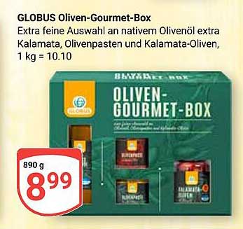 GLOBUS Oliven-Gourmet-Box