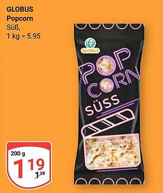 GLOBUS Popcorn Süß