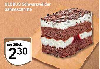 GLOBUS Schwarzwälder Sahneschnitte