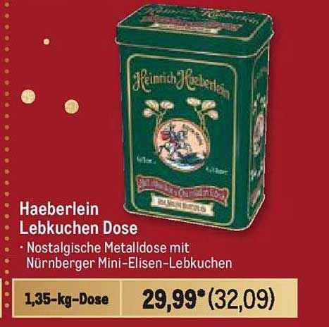 Haeberlein Lebkuchen Dose