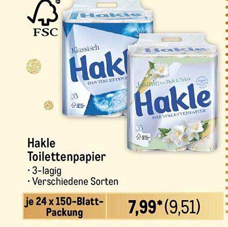 Hakle Toilettenpapier