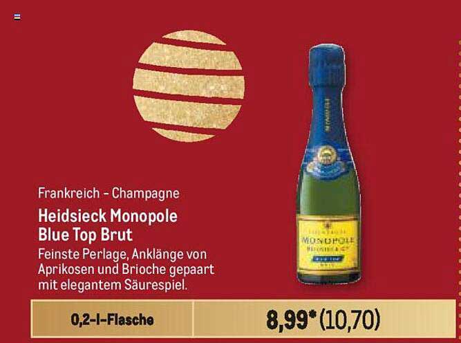 Heidsieck Monopole Blue Top Brut