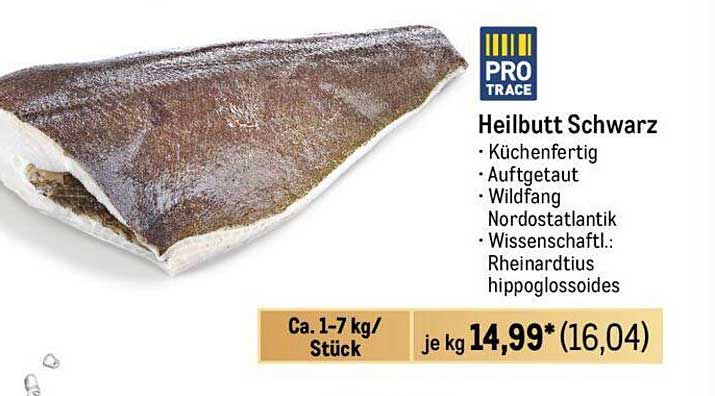 Heilbutt Schwarz