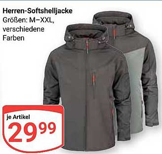 Herren-Softshelljacke