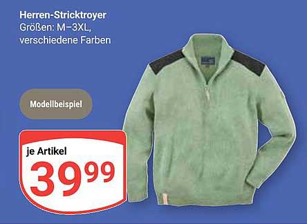 Herren-Stricktrofeur