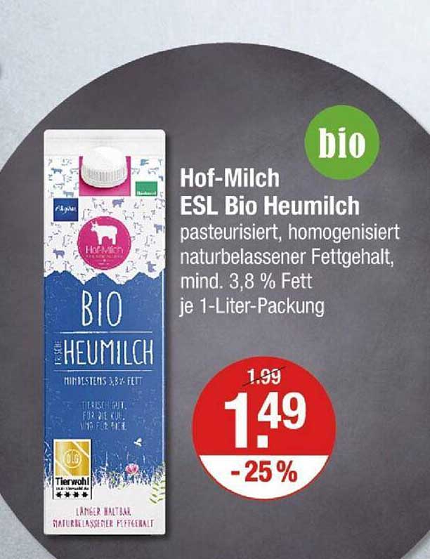 Hof-Milch ESL Bio Heumilch