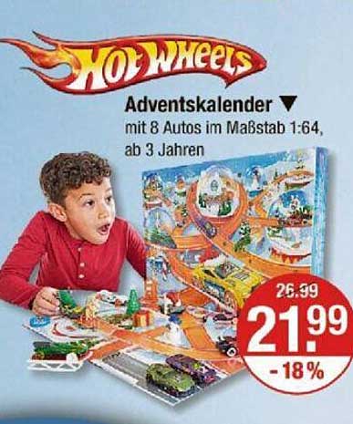 Hot Wheels Adventskalender