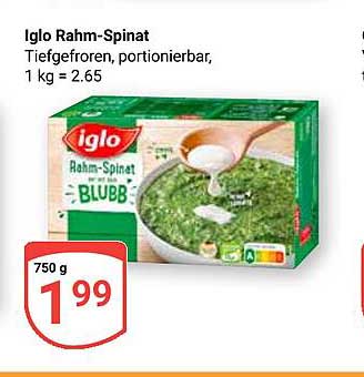 Iglo Rahm-Spinat