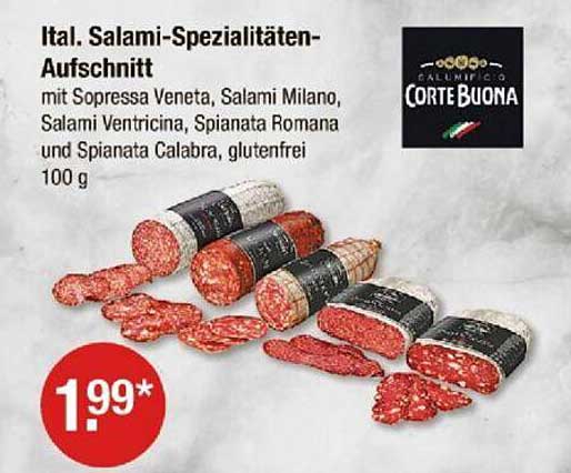 Ital. Salami-Spezialitäten-Aufschnitt