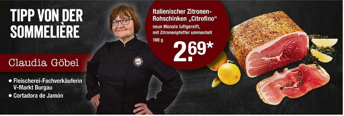 Italienischer Zitronen-Rohschinken "Citrofino"