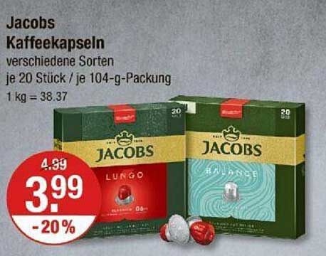 Jacobs Kaffeekapseln