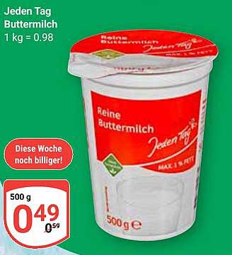 Jeden Tag Buttermilch