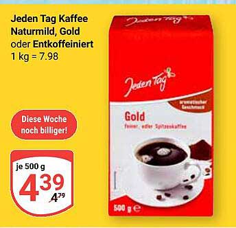 Jeden Tag Kaffee Gold