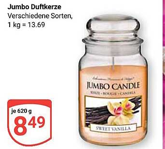 Jumbo Duftkerze