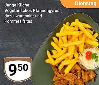 Junge Küche: Vegetarisches Pfannengyros