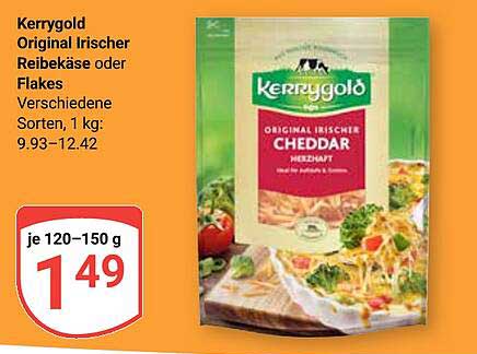 Kerrygold Original Irischer Reibekäse oder Flakes