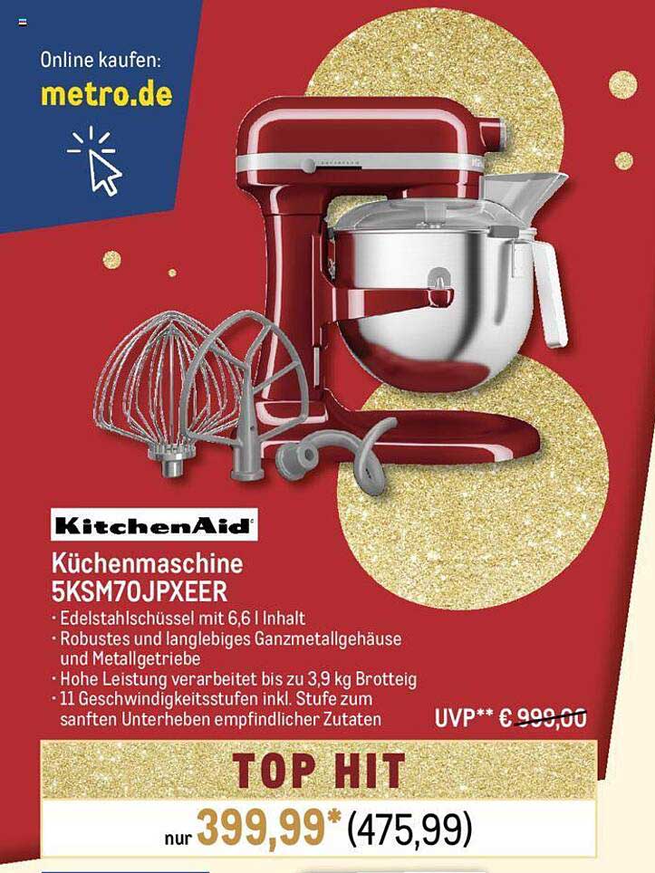 KitchenAid Küchenmaschine 5KSM70JPXEER