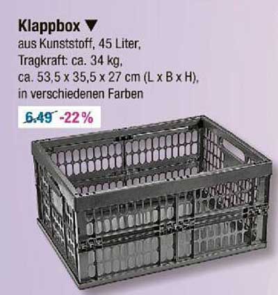 Klappbox