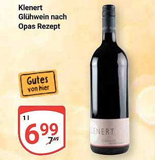 Klenert Glühwein nach Opas Rezept