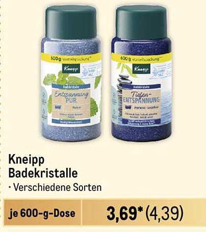 Kneipp Badekristalle