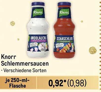 Knorr Schlemsersaucen