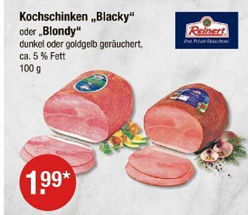 Kochschinken „Blacky“ oder „Blondy“