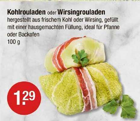 Kohlrouladen oder Wirsingrouladen