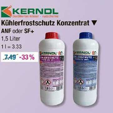 KÜHLERFROSTSCHUTZ KONZENTRAT