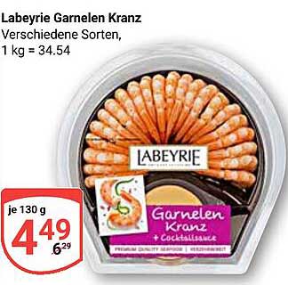 Labeyrie Garnelen Kranz