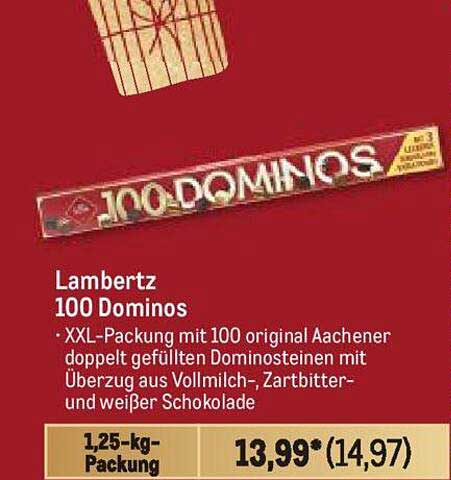 Lambertz 100 Dominostein