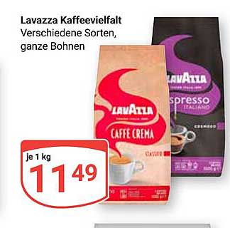 Lavazza Kaffeevielfalt