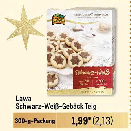 Lawa Schwarz-Weiß-Gebäck Teig