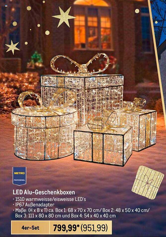 LED Alu-Geschenkboxen