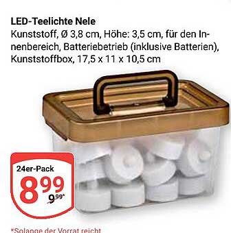 LED-Teelichte Nele