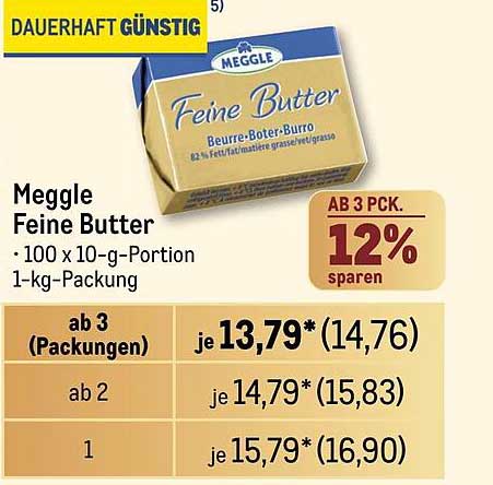 Meggle Feine Butter