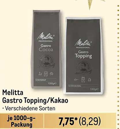 Melitta Gastro Topping/Kakao