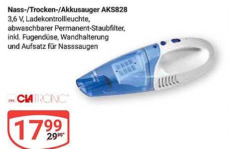 Nass-/Trocken-/Akkusauger AKS828