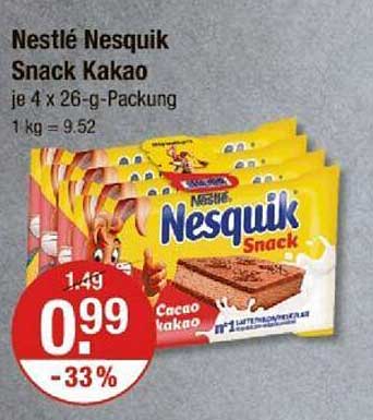 Nestlé Nesquik Snack Kakao