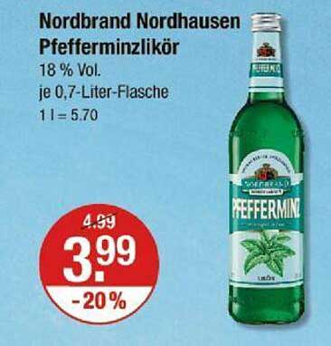 Nordbrand Nordhausen Pfefferminzlikör