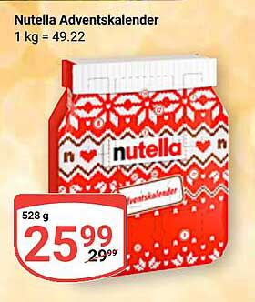 Nutella Adventskalender