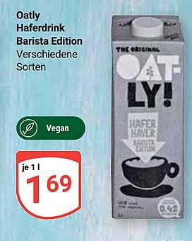 Oatly Haferdrink Barista Edition