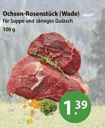 Ochsen-Rosenstück (Wade)